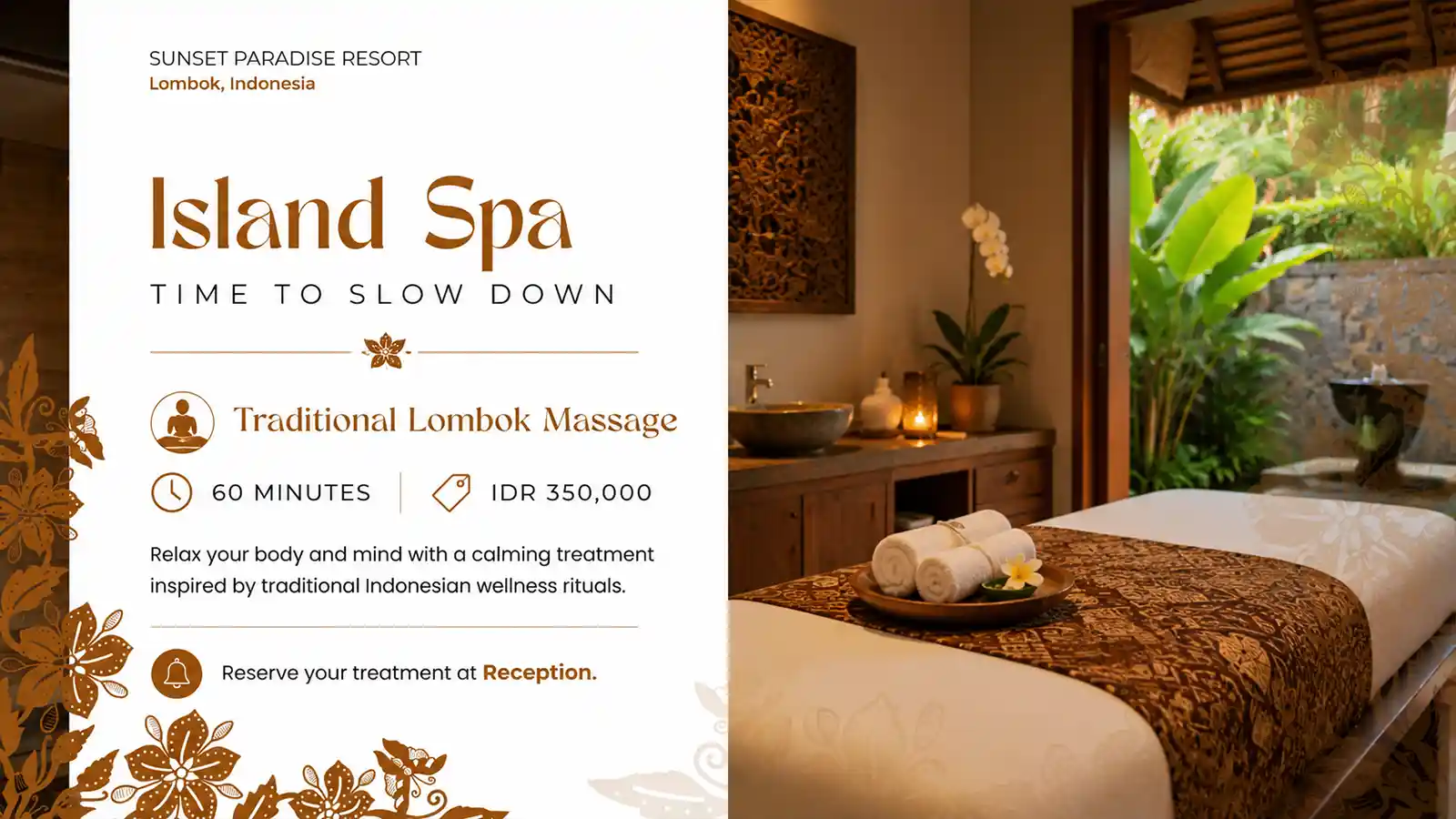 WelcomeTV hotel promotion example